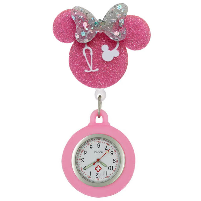 Pretty in pink retractable badge reel 💞🩺