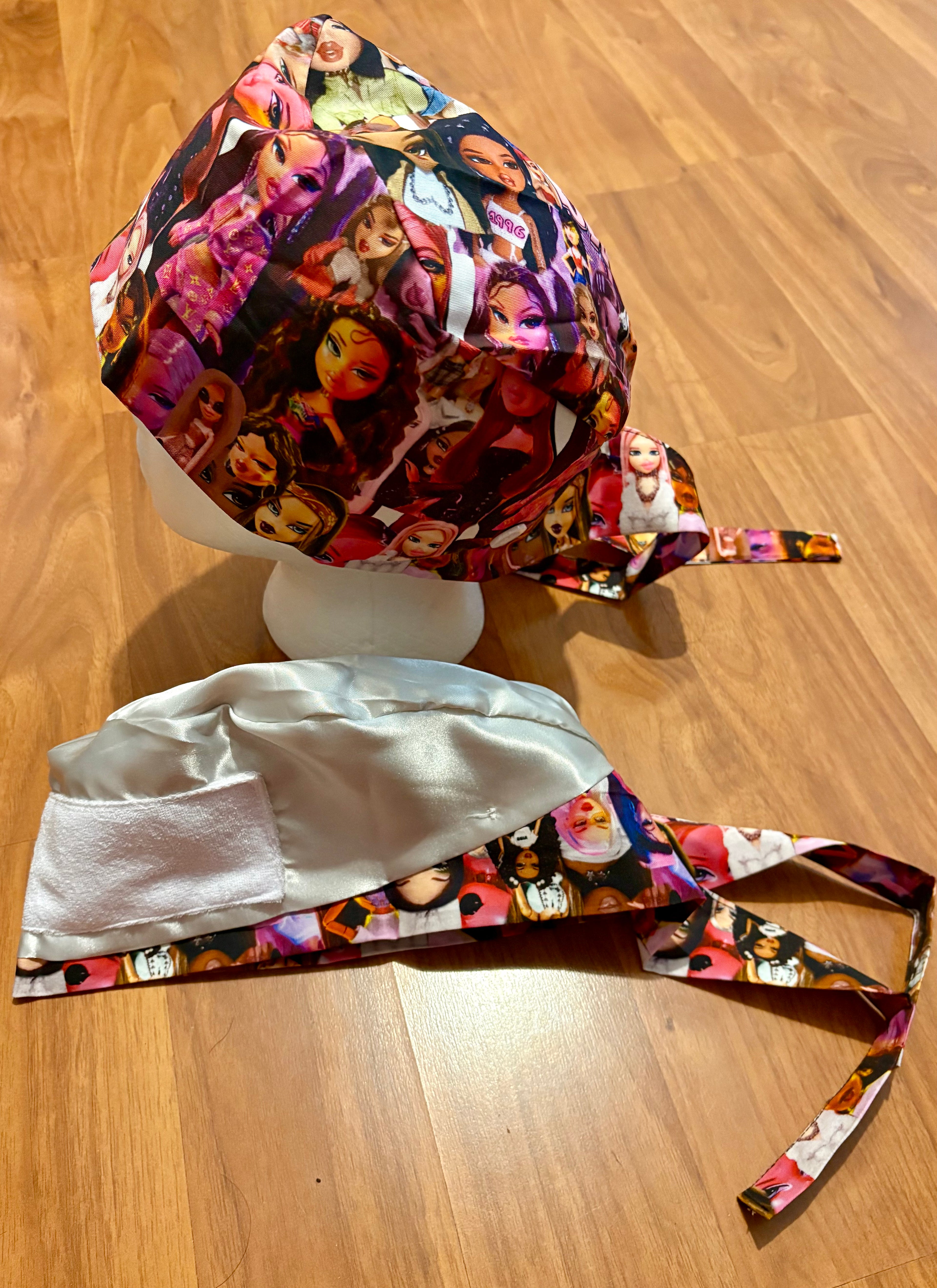 Bratz-Inspired Scrub Cap 🎀